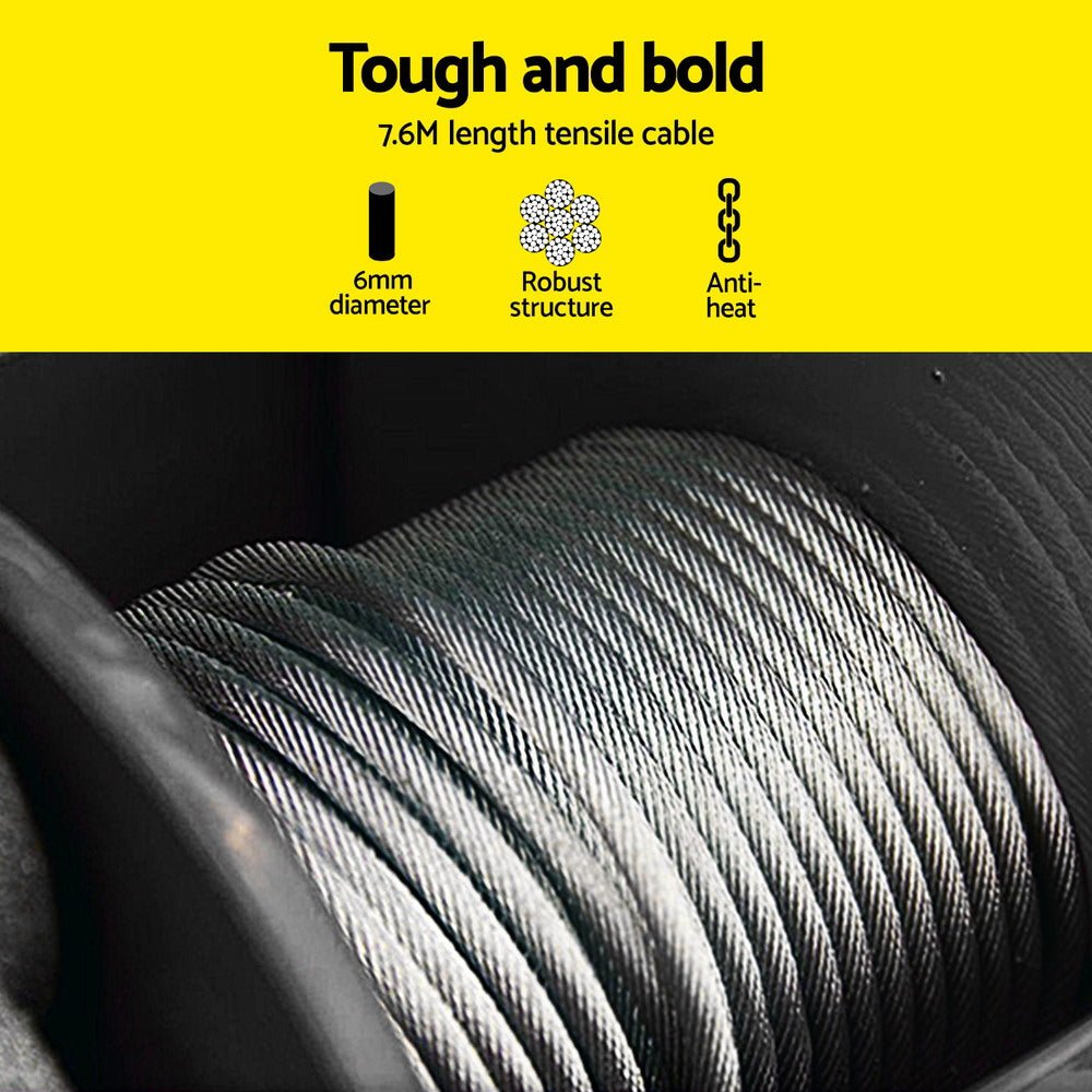 Electric Hoist Winch 500KG Wired/Wireless Remote Control - Tools > Industrial Tools - Rivercity House & Home Co. (ABN 18 642 972 209) - Affordable Modern Furniture Australia