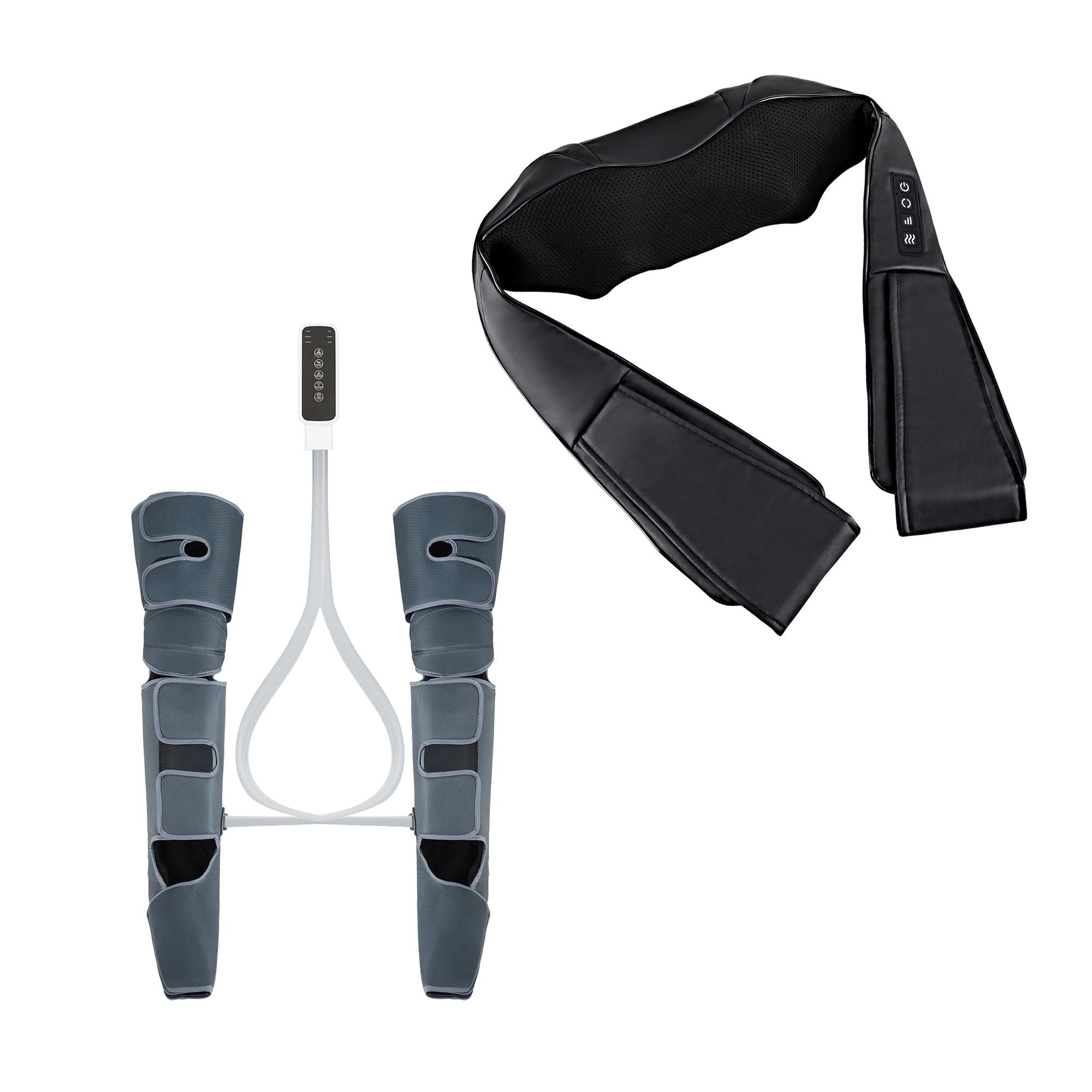 Electric Leg Foot Massager Air Wrap With Shiatsu Neck Massager Heating - Health & Beauty > Massage & Relaxation > Massagers - Rivercity House & Home Co. (ABN 18 642 972 209) - Affordable Modern Furniture Australia