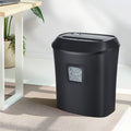 Electric Cross-Cut Paper Shredder 10 A4 Sheets with CD/DVD Shredding - Black
