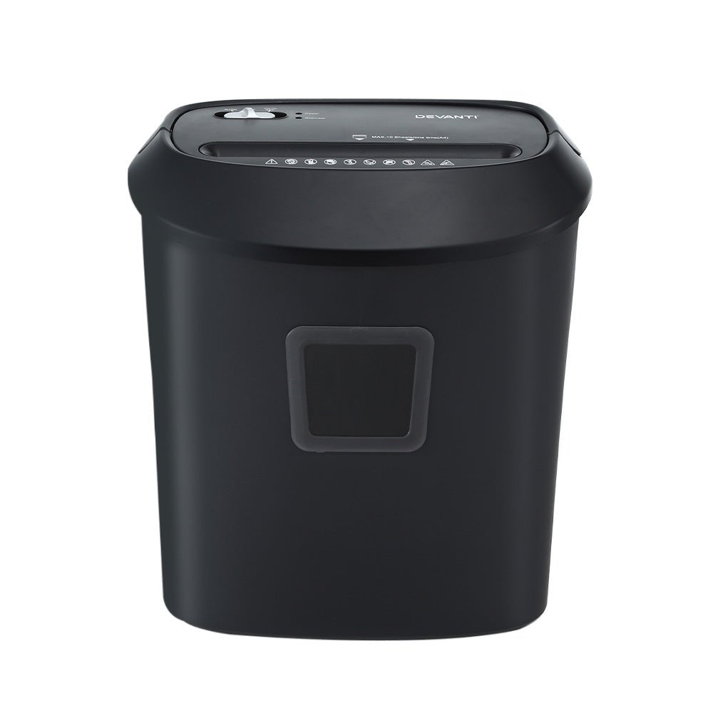 Electric Paper Shredder for Home Office 10 A4 Paper Sheet Cross - Cut Paper - Electronics > Printers > Printers & Accessories - Rivercity House & Home Co. (ABN 18 642 972 209) - Affordable Modern Furniture Australia