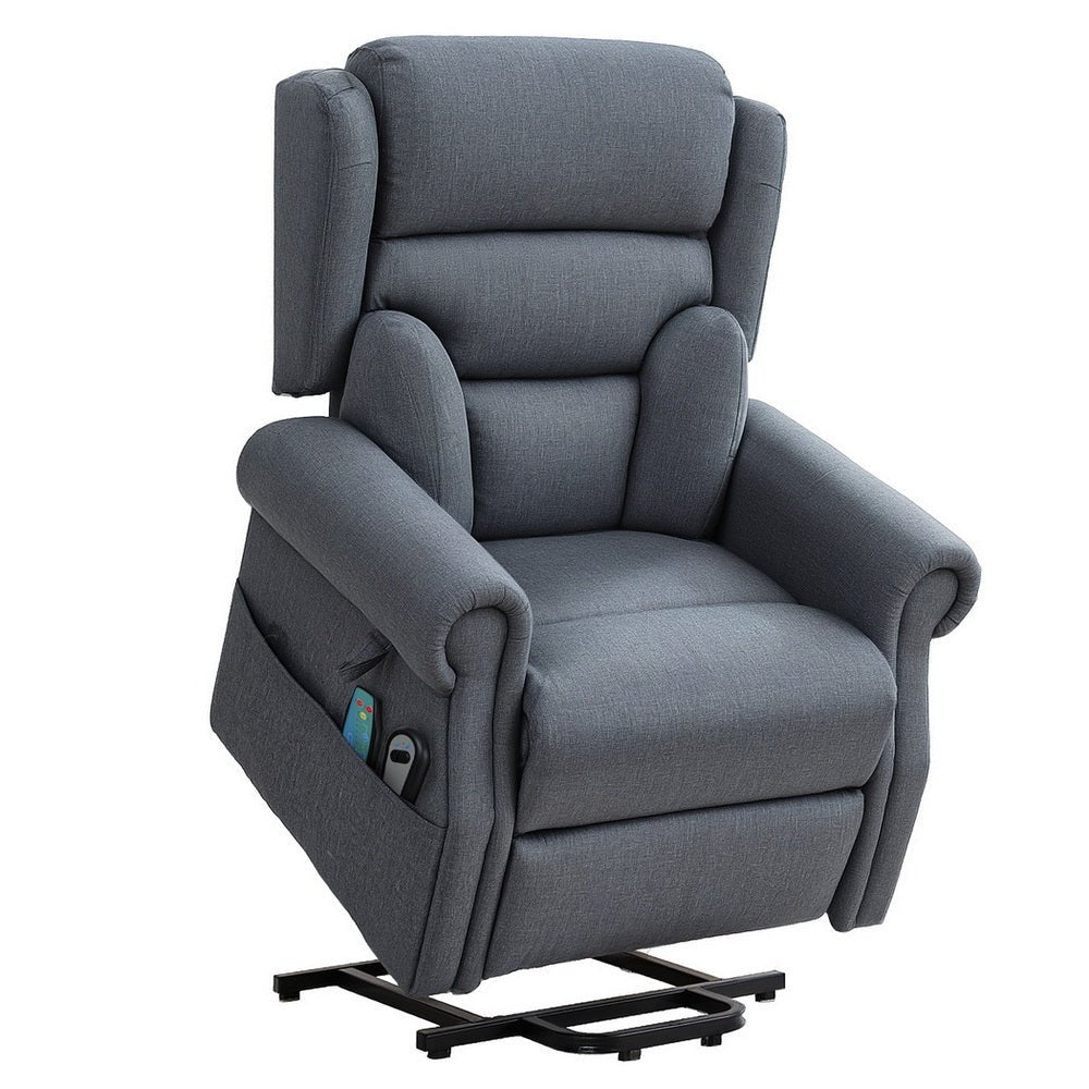 Electric Recliner Chair Power Lift Massage Heated Recliner Sofa - Furniture > Bar Stools & Chairs > Arm Chairs & Recliners - Rivercity House & Home Co. (ABN 18 642 972 209) - Affordable Modern Furniture Australia