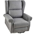 Electric Recliner Lift Chair with Massage and Heat Therapy for Elderly - Grey