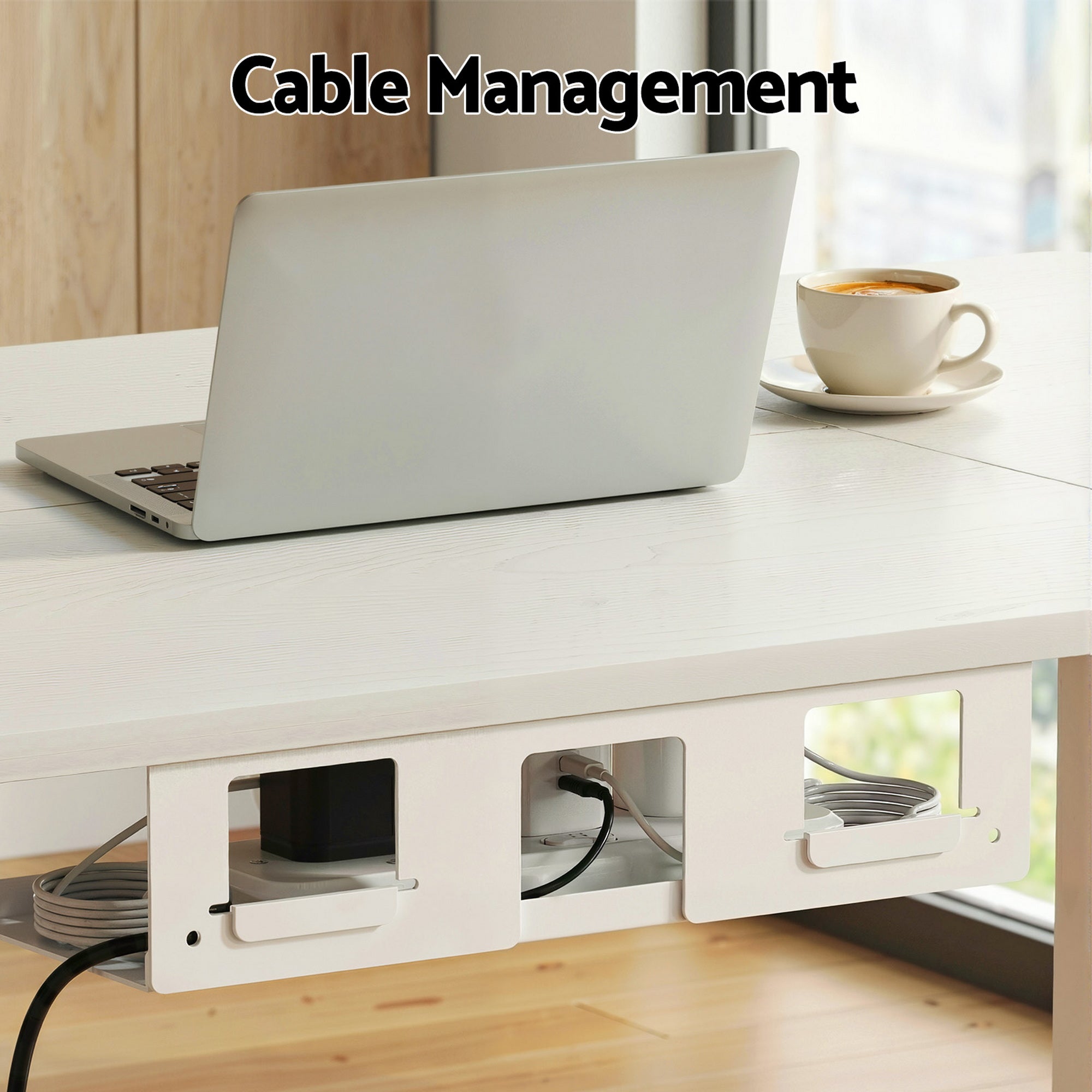 Electric Standing Desk 140cm Adjustable Height Motorised Home Office Desk Drawer - Furniture > Office > Desks - Rivercity House & Home Co. (ABN 18 642 972 209) - Affordable Modern Furniture Australia