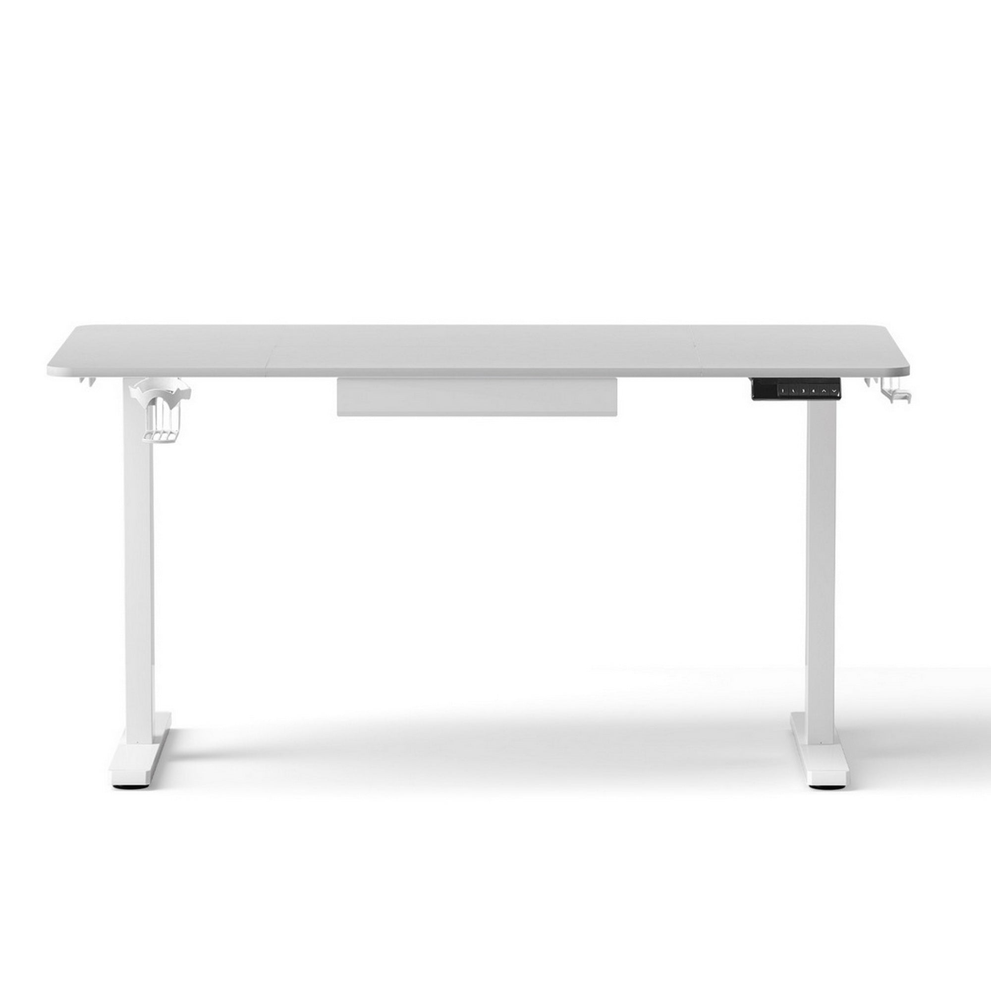 Electric Standing Desk 140cm Adjustable Height Motorised Home Office Desk Drawer - Furniture > Office > Desks - Rivercity House & Home Co. (ABN 18 642 972 209) - Affordable Modern Furniture Australia