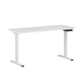 140cm Electric Motorised Adjustable Standing Desk with Memory Presets - White
