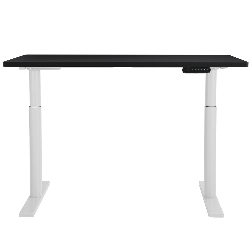 Electric Standing Desk Adjustable Sit Stand Desks White Black 140cm - Furniture > Office - Rivercity House & Home Co. (ABN 18 642 972 209) - Affordable Modern Furniture Australia