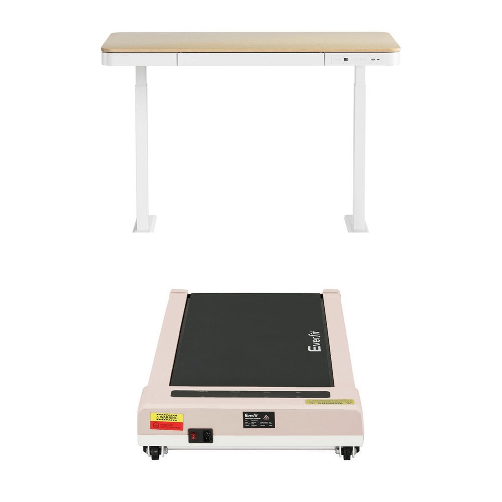 Electric Treadmill with 120cm Automatic Standing Desk Walking Pad 360mm - Furniture > Office > Desks - Rivercity House & Home Co. (ABN 18 642 972 209) - Affordable Modern Furniture Australia