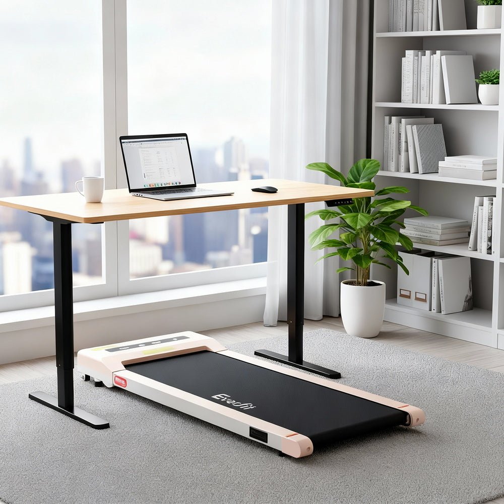 Electric Treadmill with 120cm Automatic Standing Desk Walking Pad 360mm - Furniture > Office > Desks - Rivercity House & Home Co. (ABN 18 642 972 209) - Affordable Modern Furniture Australia