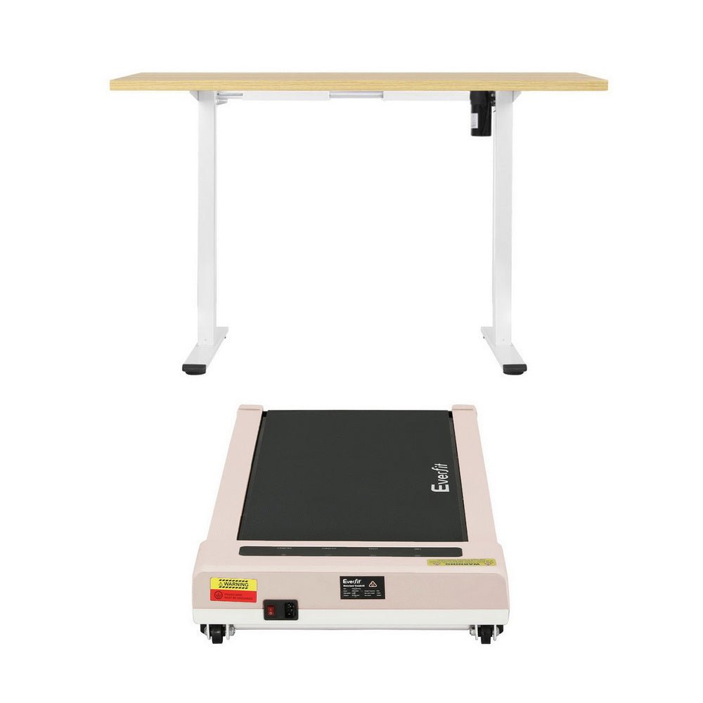 Electric Treadmill with 140cm Automatic Standing Desk Walking Pad 360mm - Furniture > Office > Desks - Rivercity House & Home Co. (ABN 18 642 972 209) - Affordable Modern Furniture Australia