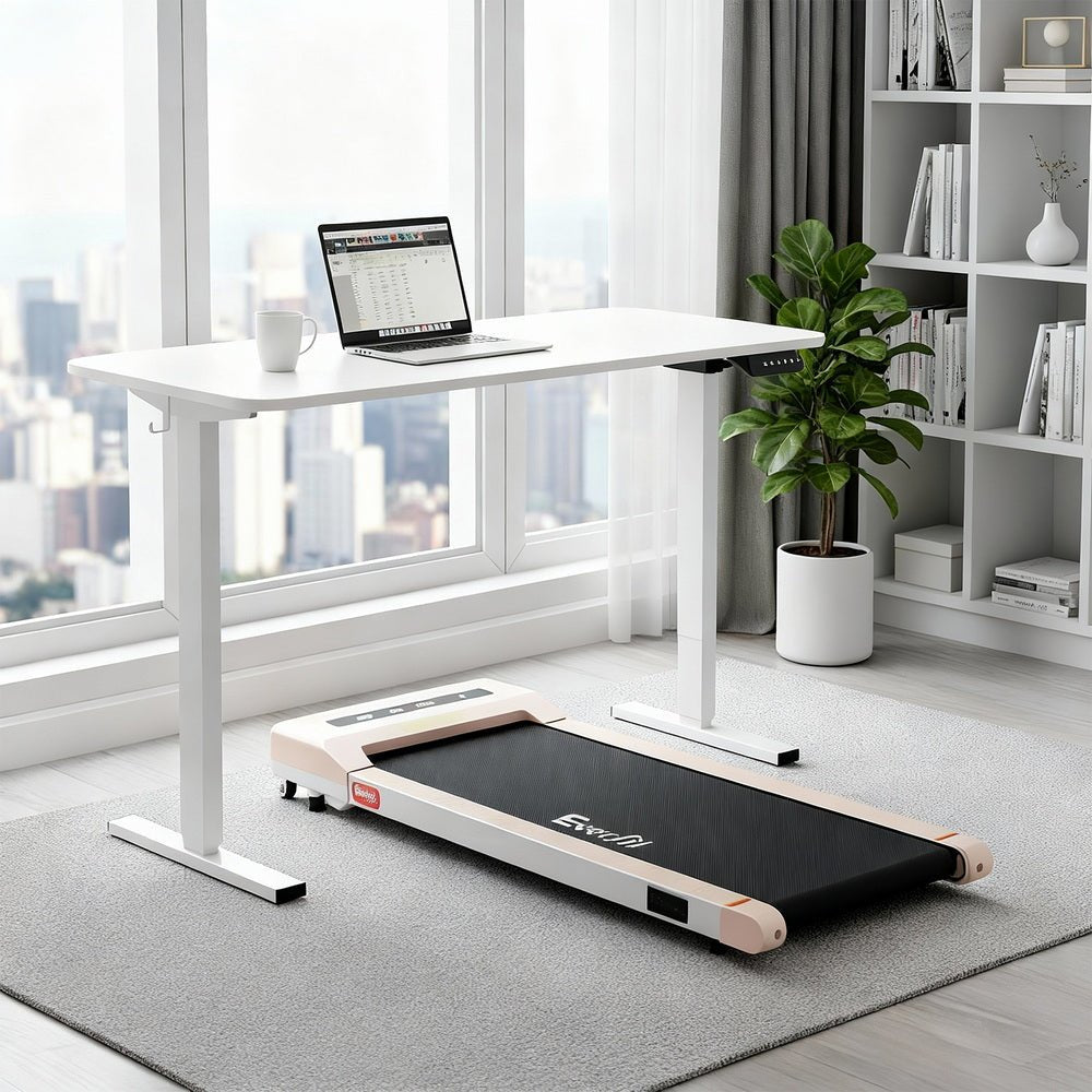 Electric Treadmill with 140cm Automatic Standing Desk Walking Pad 360mm - Furniture > Office > Desks - Rivercity House & Home Co. (ABN 18 642 972 209) - Affordable Modern Furniture Australia