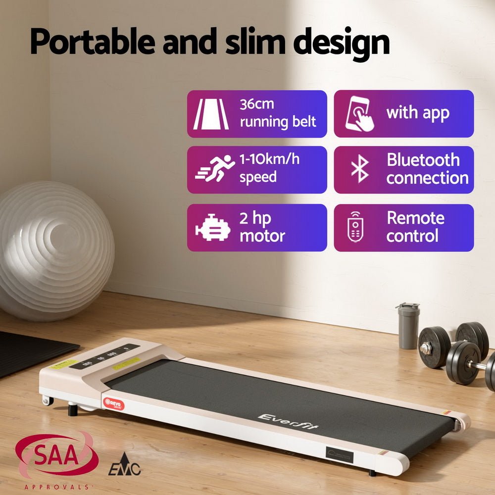 Electric Treadmill with 140cm Automatic Standing Desk Walking Pad 360mm - Furniture > Office > Desks - Rivercity House & Home Co. (ABN 18 642 972 209) - Affordable Modern Furniture Australia