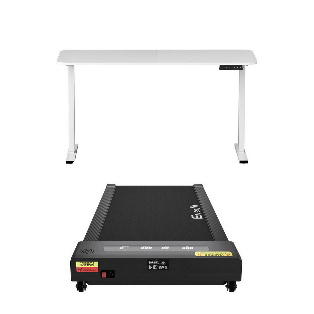 Electric Treadmill with 140cm Automatic Standing Desk Walking Pad 400mm - Furniture > Office > Desks - Rivercity House & Home Co. (ABN 18 642 972 209) - Affordable Modern Furniture Australia