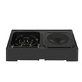 Elevated Adjustable 4-Height Dog Feeder with Slow Feed Bowls - Black
