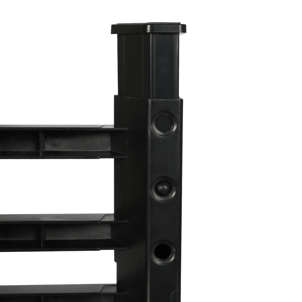 Elevated Adjustable 4 - Height Pet Feeder with Bowls - Black - Rivercity House & Home Co. (ABN 18 642 972 209) - Affordable Modern Furniture Australia
