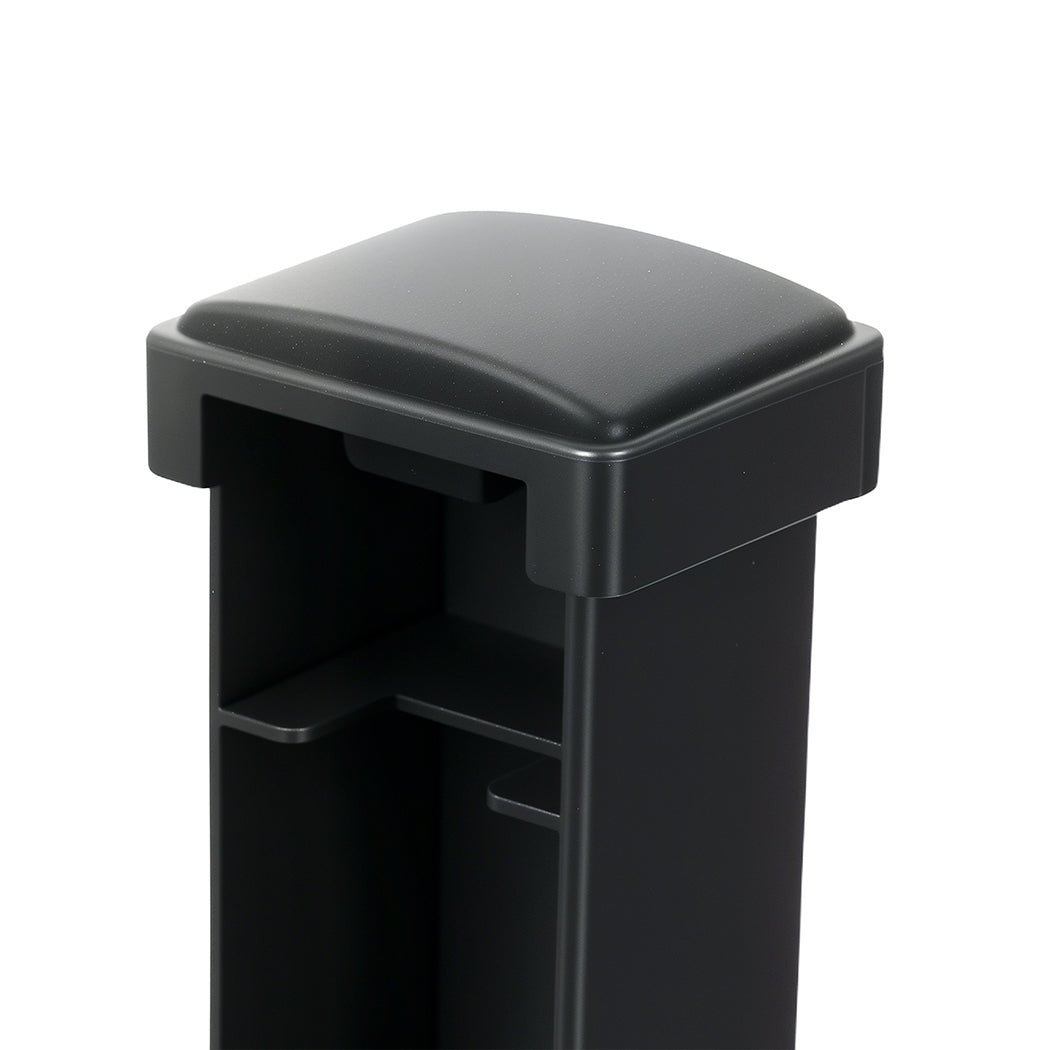Elevated Dog Bowls Adjustable 6 Height Large Raised Feeder with Bowls - Black and Grey - Rivercity House & Home Co. (ABN 18 642 972 209) - Affordable Modern Furniture Australia