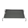 Elevated Large Trampoline Pet Bed for Dogs - Grey