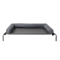 Elevated Medium Dog Puppy Cat Bed - Grey