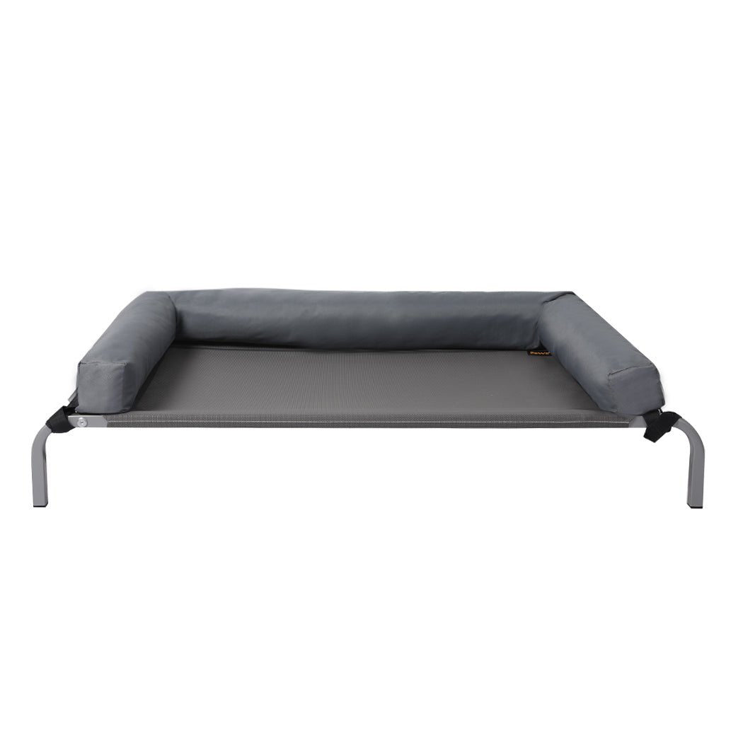 Elevated Medium Dog Puppy Cat Bed - Grey - Rivercity House & Home Co. (ABN 18 642 972 209) - Affordable Modern Furniture Australia