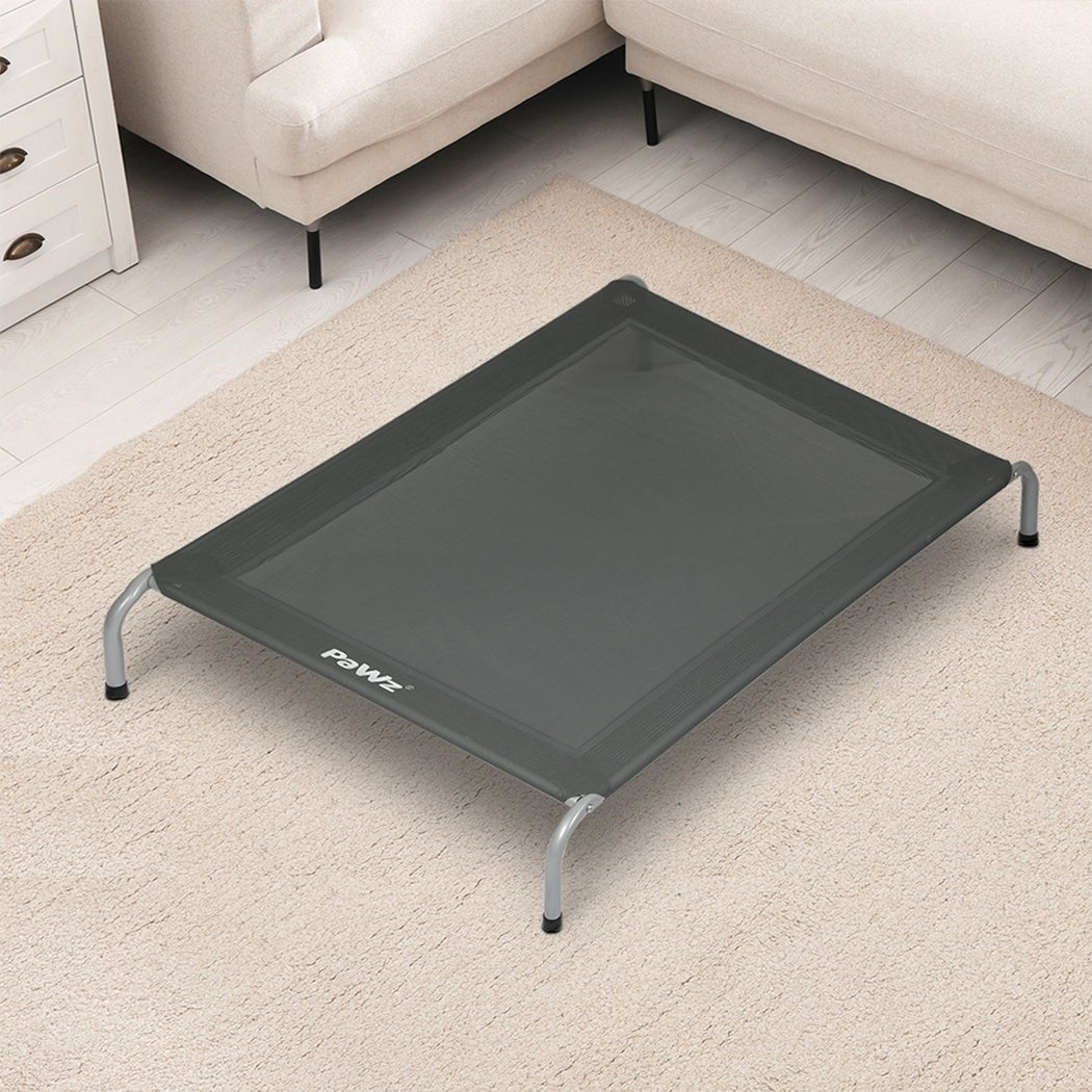 Elevated Trampoline Pet Bed Medium - Grey - Rivercity House & Home Co. (ABN 18 642 972 209) - Affordable Modern Furniture Australia