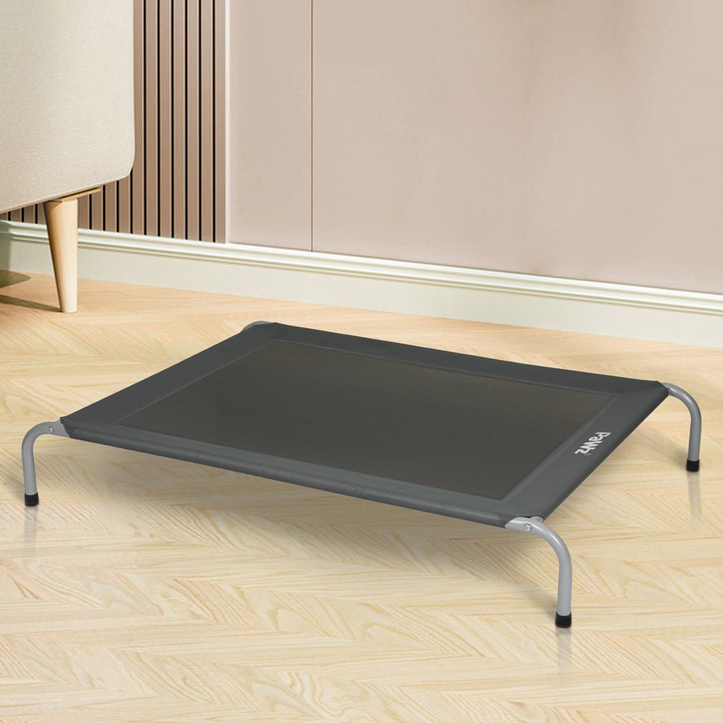 Elevated XXL Trampoline Pet Bed for Dogs - Grey - Rivercity House & Home Co. (ABN 18 642 972 209) - Affordable Modern Furniture Australia