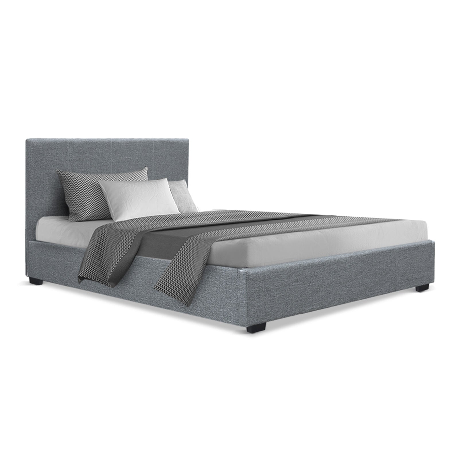 Elwood Storage King Single Bed Frame Grey - Rivercity House & Home Co. (ABN 18 642 972 209) - Affordable Modern Furniture Australia