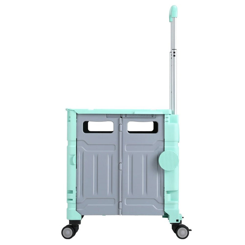 Emajin Shopping Trolley Cart 75L Foldable Green - Home & Garden > Home & Garden Others - Rivercity House & Home Co. (ABN 18 642 972 209) - Affordable Modern Furniture Australia