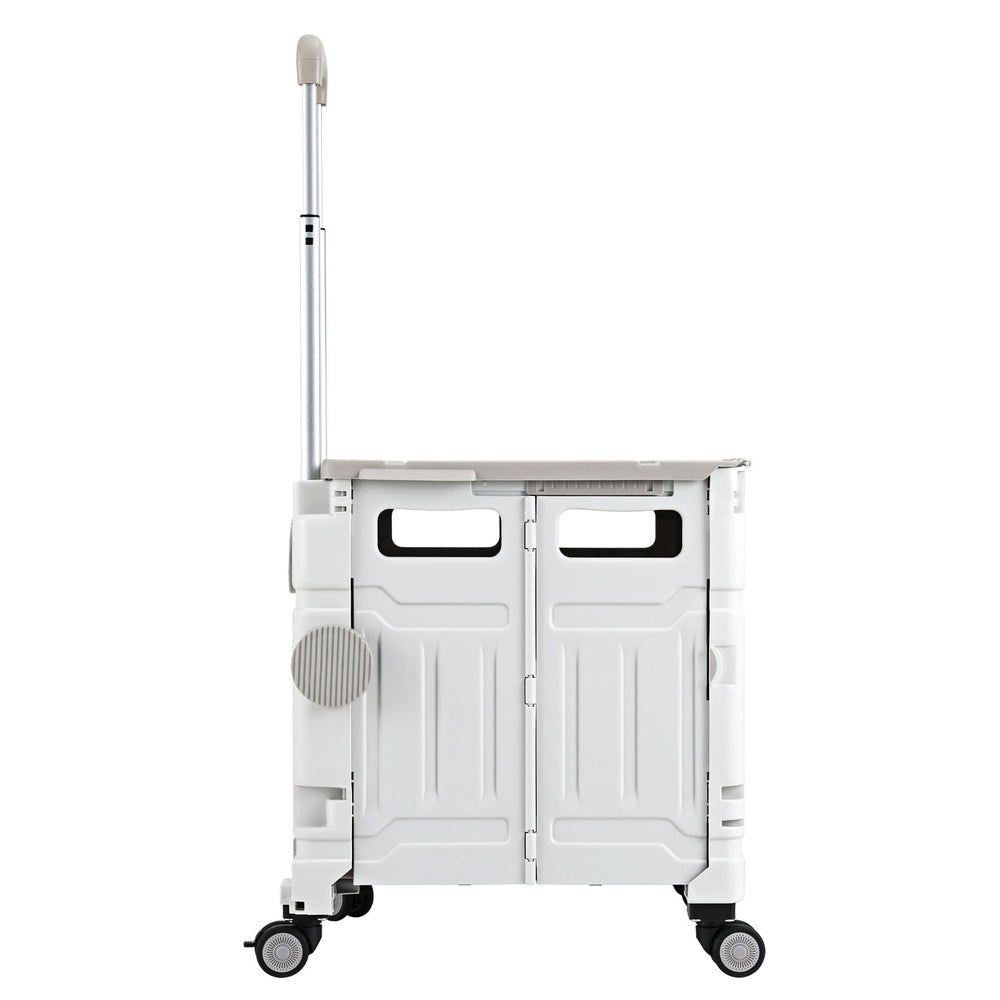 Emajin Shopping Trolley Cart 75L Foldable White - Home & Garden > Home & Garden Others - Rivercity House & Home Co. (ABN 18 642 972 209) - Affordable Modern Furniture Australia