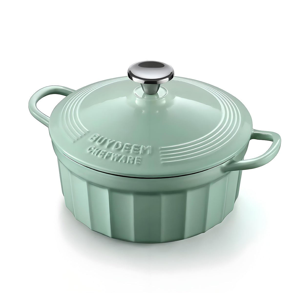 Enameled Cast - Iron Dutch Oven - Home & Garden > Kitchenware > Skillets & Frying Pans - Rivercity House & Home Co. (ABN 18 642 972 209) - Affordable Modern Furniture Australia