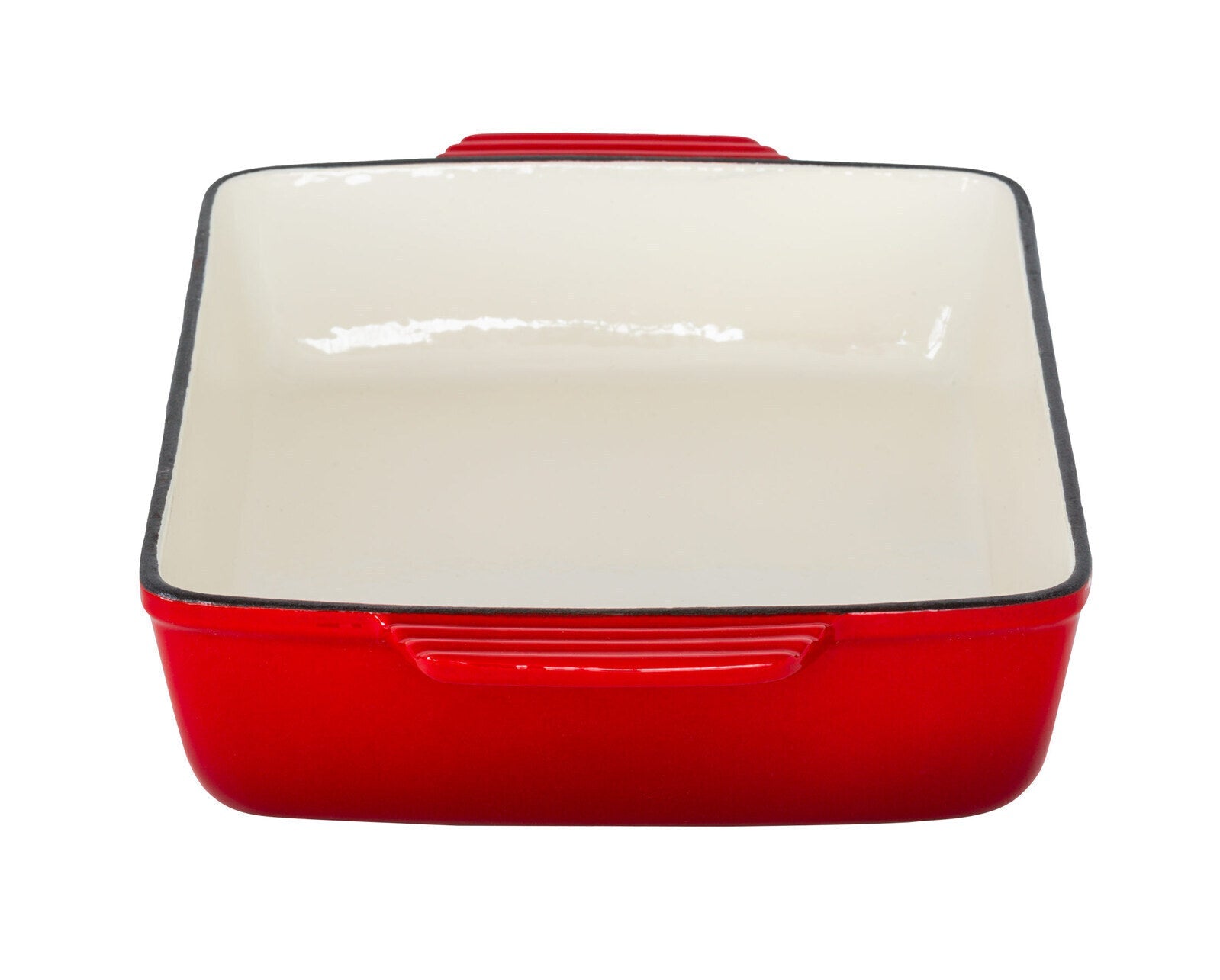 Enamelled Cast Iron 38.5x23cm Rectangular Roaster (3.4L) - Red - Home & Garden > Kitchenware > Skillets & Frying Pans - Rivercity House & Home Co. (ABN 18 642 972 209) - Affordable Modern Furniture Australia