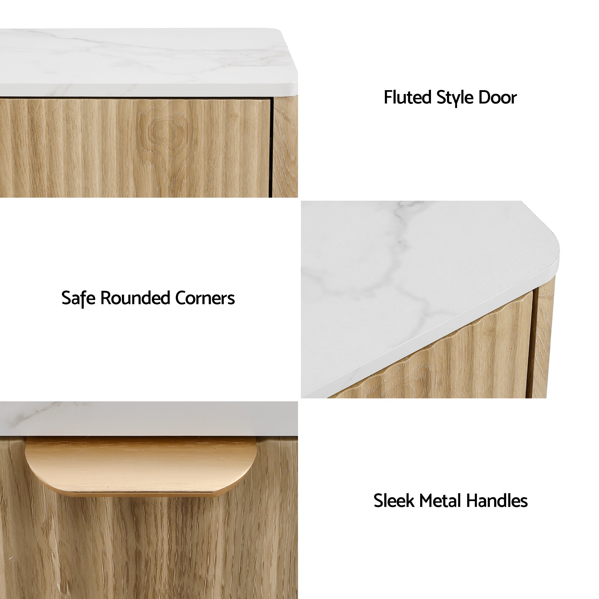Entertainment Unit & Chest of Drawers Set with Solid Wood Legs - Pine - Furniture > Living Room > TV Units - Rivercity House & Home Co. (ABN 18 642 972 209) - Affordable Modern Furniture Australia