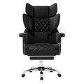 Ergonomic High Back Gaming Office Chair with Recline and Adjustable Height - Black