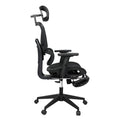 Ergonomic Mesh Executive Office Chair with Footrest - Black