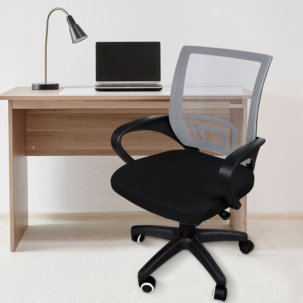 Ergonomic Office Gaming Computer Chair with Mesh Back - Grey - Rivercity House & Home Co. (ABN 18 642 972 209) - Affordable Modern Furniture Australia
