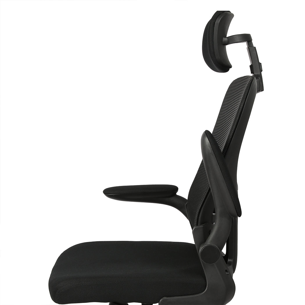 Ergonomic Office Mesh Gaming Executive Chair - Black - Rivercity House & Home Co. (ABN 18 642 972 209) - Affordable Modern Furniture Australia