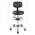 Ergonomic Swivel Office Chair with Adjustable Height, Footrest & Backrest - Black