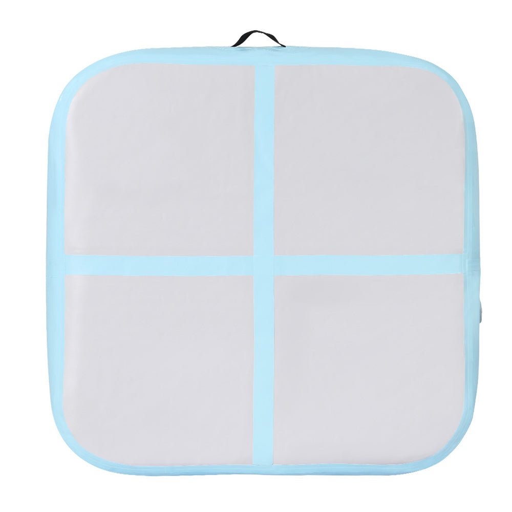 Everfit 1m Air Track Mat Inflatable Gymnastics Tumbling Mat W/ Pump Mint Green - Sports & Fitness > Exercise, Gym and Fitness - Rivercity House & Home Co. (ABN 18 642 972 209) - Affordable Modern Furniture Australia