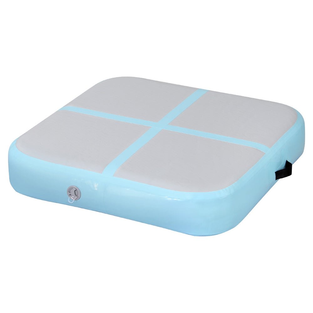 Everfit 1m Air Track Mat Inflatable Gymnastics Tumbling Mat W/ Pump Mint Green - Sports & Fitness > Exercise, Gym and Fitness - Rivercity House & Home Co. (ABN 18 642 972 209) - Affordable Modern Furniture Australia