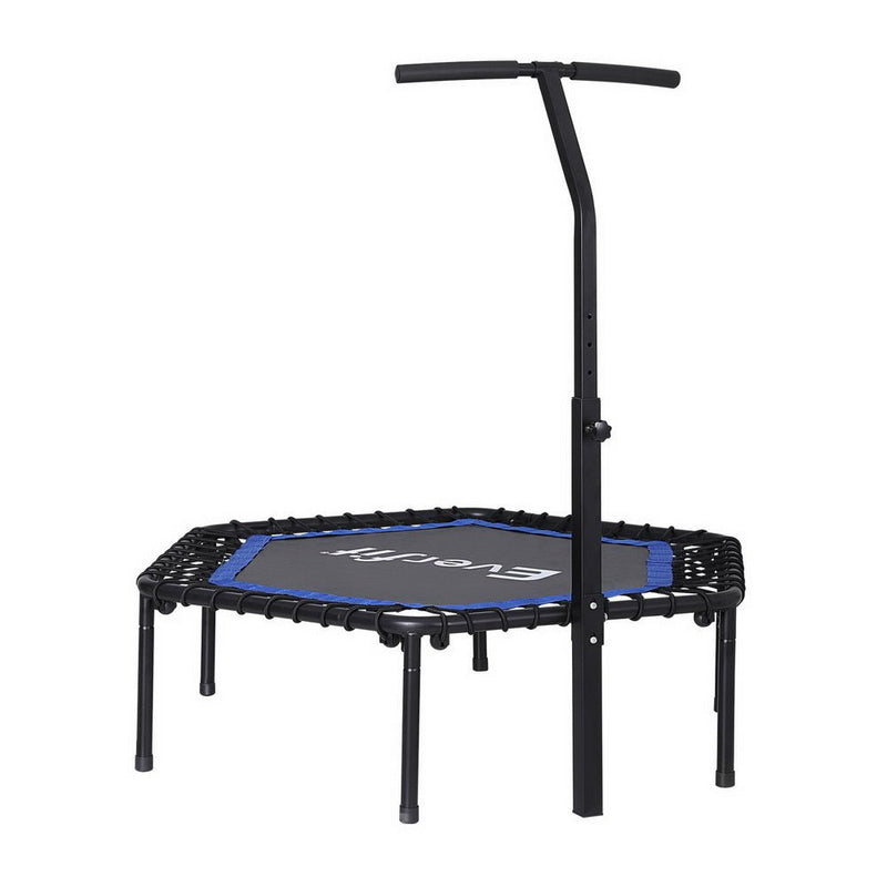 Everfit 48inch Hexagon Trampoline Kids Exercise Fitness Adjustable Handrail Blue - Sports & Fitness > Trampolines - Rivercity House & Home Co. (ABN 18 642 972 209) - Affordable Modern Furniture Australia