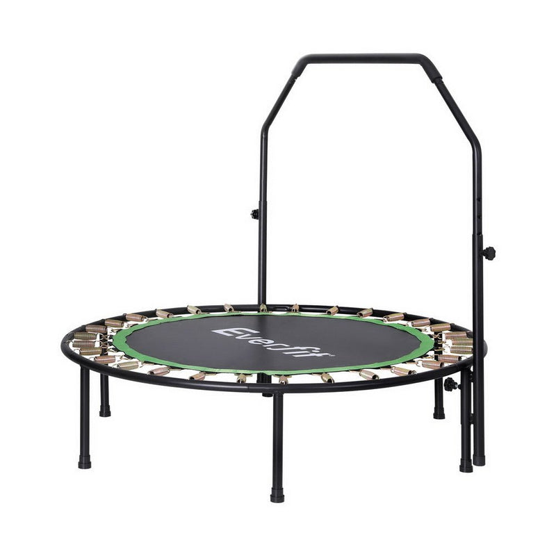 Everfit 48inch Round Trampoline Kids Exercise Fitness Adjustable Handrail Green - Sports & Fitness > Trampolines - Rivercity House & Home Co. (ABN 18 642 972 209) - Affordable Modern Furniture Australia