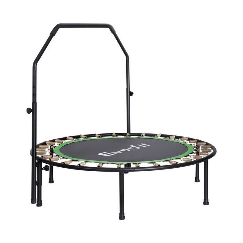 Everfit 48inch Round Trampoline Kids Exercise Fitness Adjustable Handrail Green - Sports & Fitness > Trampolines - Rivercity House & Home Co. (ABN 18 642 972 209) - Affordable Modern Furniture Australia