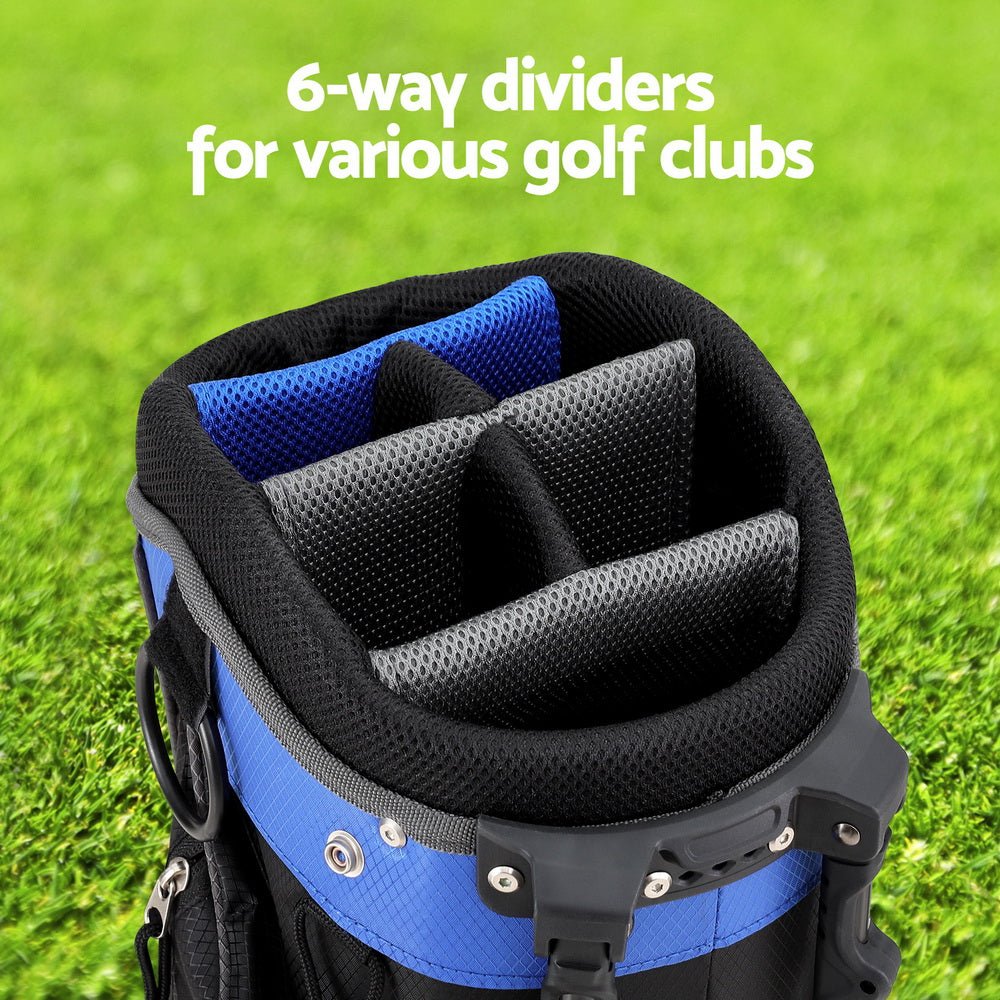 Everfit 6 Way Dividers Golf Bag Stand Insulated Carry Bag Zippered Rain Cover - Sports & Fitness > Golf - Rivercity House & Home Co. (ABN 18 642 972 209) - Affordable Modern Furniture Australia