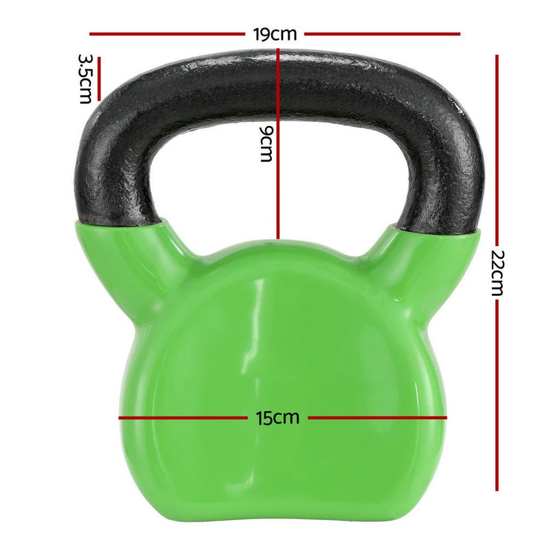 Everfit 8kg Kettlebell Set Weightlifting Bench Dumbbells Kettle Bell Gym Home - Sports & Fitness > Exercise, Gym and Fitness - Rivercity House & Home Co. (ABN 18 642 972 209) - Affordable Modern Furniture Australia