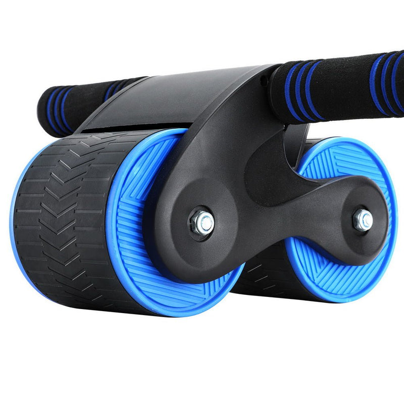 Everfit Ab Roller Automatic Rebound Abdominal Wheel Home Gym Workout Blue - Sports & Fitness > Exercise, Gym and Fitness - Rivercity House & Home Co. (ABN 18 642 972 209) - Affordable Modern Furniture Australia