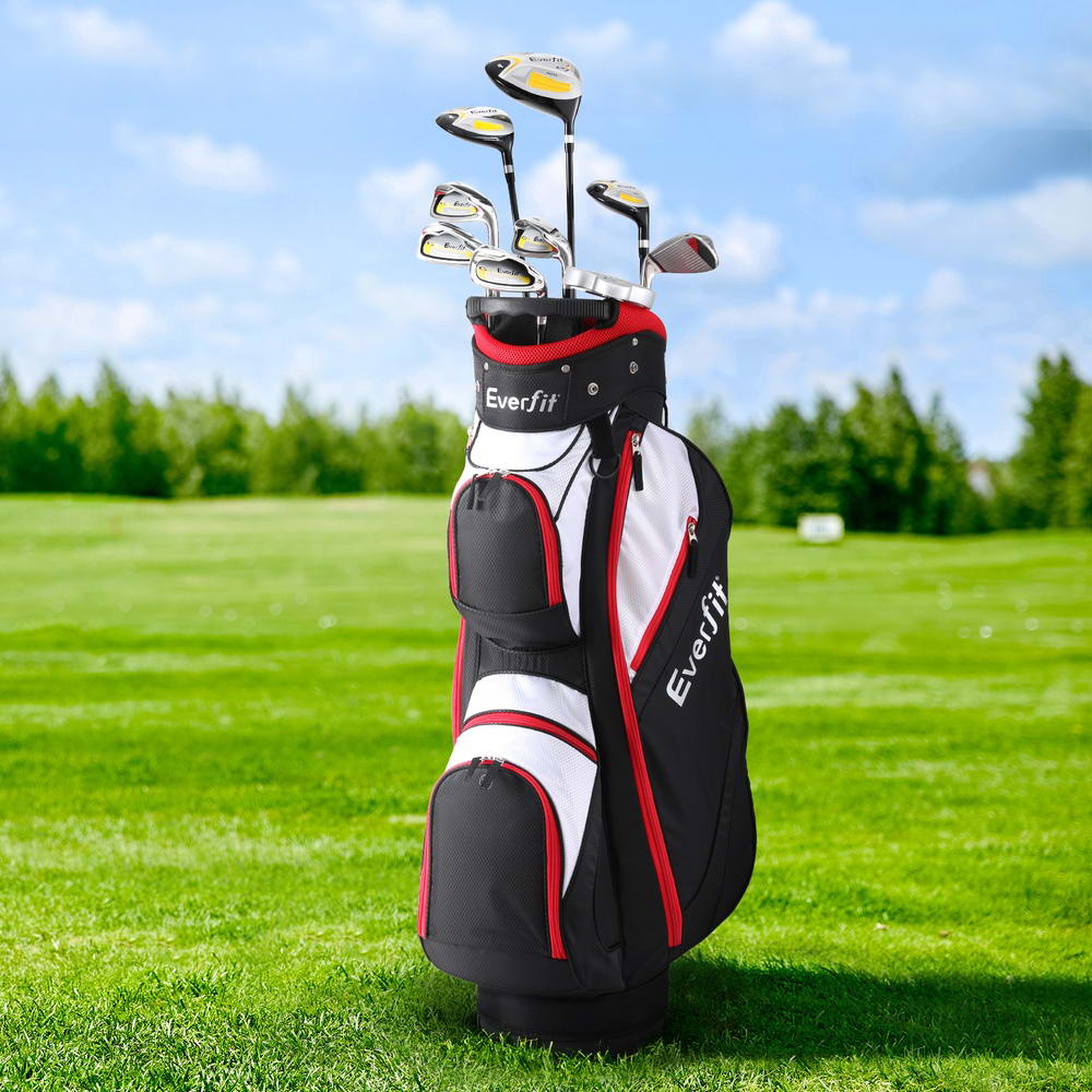 Everfit Golf Clubs Set Men Right Handed Golf Wedges Alloy Driver Golf Stand Bag - Sports & Fitness > Golf > Golf Accessories - Rivercity House & Home Co. (ABN 18 642 972 209) - Affordable Modern Furniture Australia