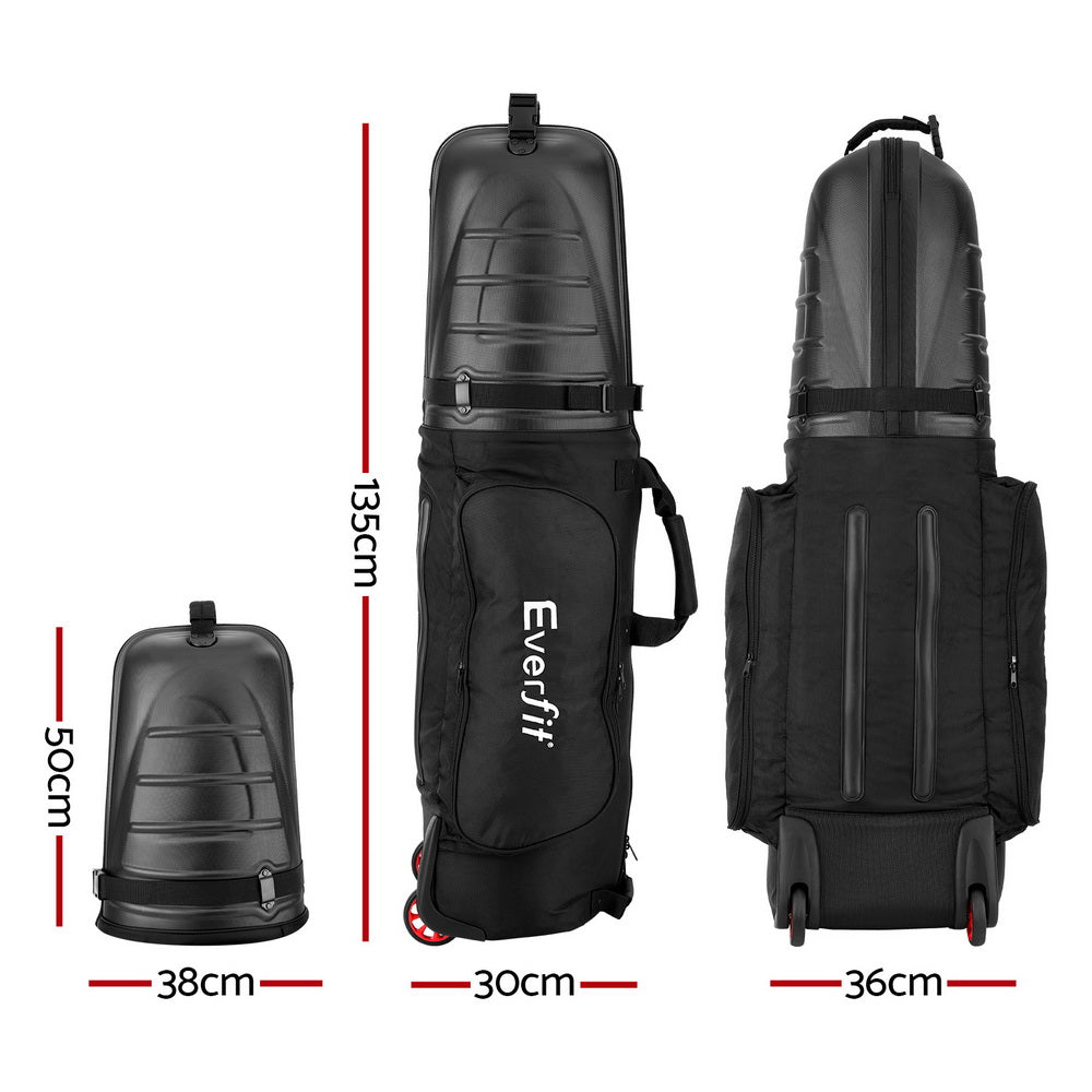 Everfit Golf Travel Bags for Airlines with Wheels Golf Clubs Hard Case Foldable - Sports & Fitness > Golf - Rivercity House & Home Co. (ABN 18 642 972 209) - Affordable Modern Furniture Australia