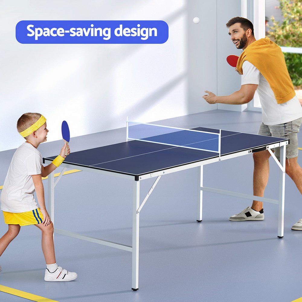 Everfit Table Tennis Ping Pong Table Portable Foldable Family Game Home Indoor - Sports & Fitness > Game Tables - Rivercity House & Home Co. (ABN 18 642 972 209) - Affordable Modern Furniture Australia