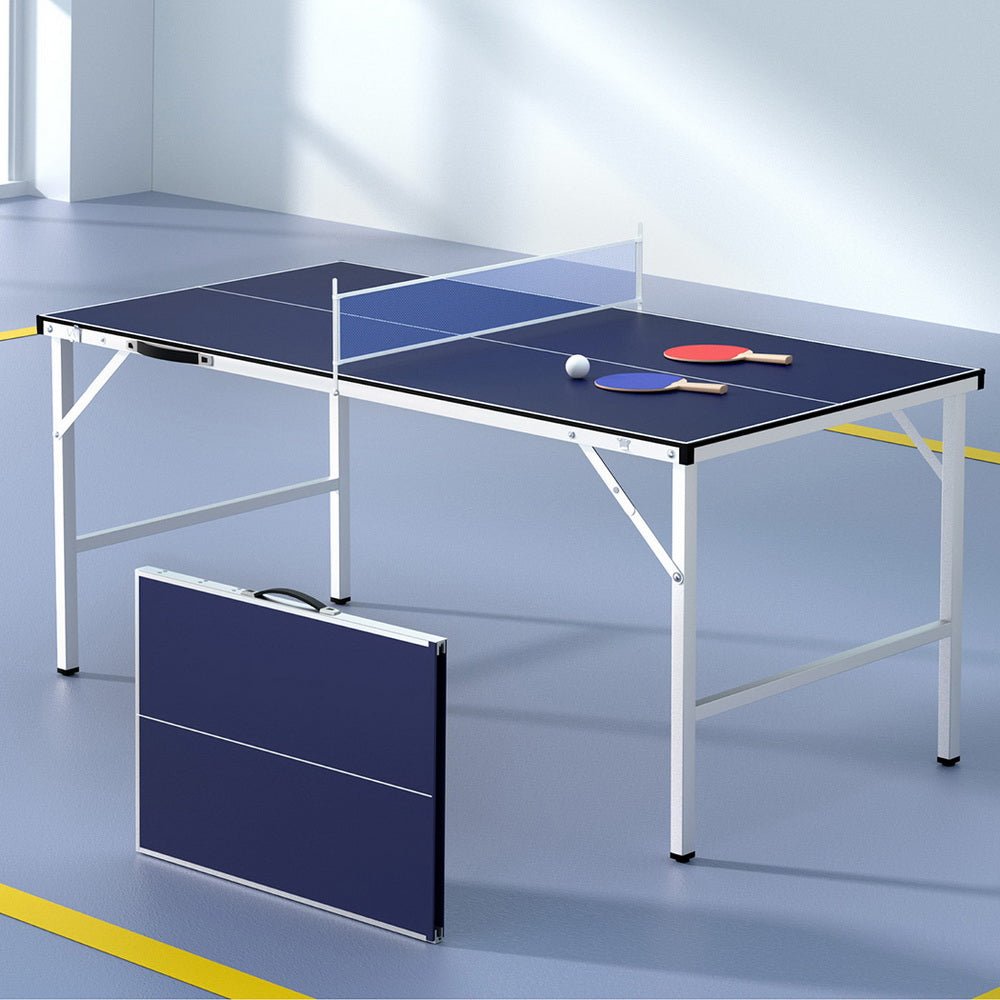 Everfit Table Tennis Ping Pong Table Portable Foldable Family Game Home Indoor - Sports & Fitness > Game Tables - Rivercity House & Home Co. (ABN 18 642 972 209) - Affordable Modern Furniture Australia