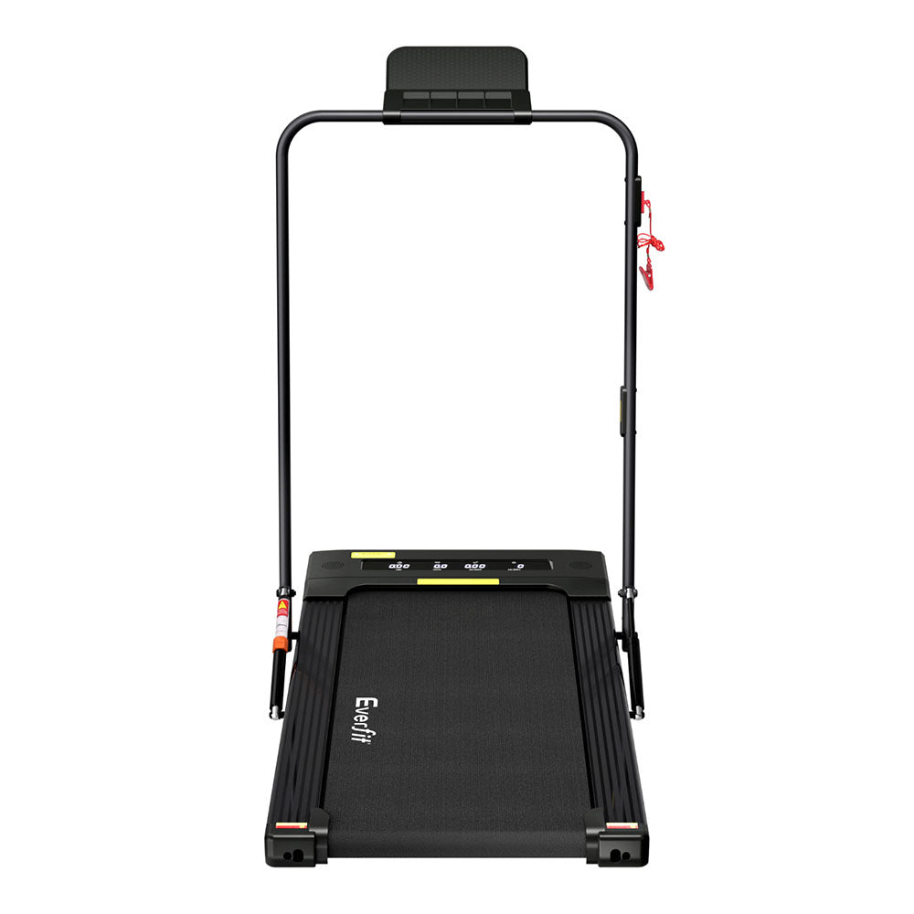 Everfit Treadmill Electric Walking Pad Under Desk Home Gym Fitness 400mm Black - Sports & Fitness > Exercise, Gym & Fitness > Treadmills - Rivercity House & Home Co. (ABN 18 642 972 209) - Affordable Modern Furniture Australia