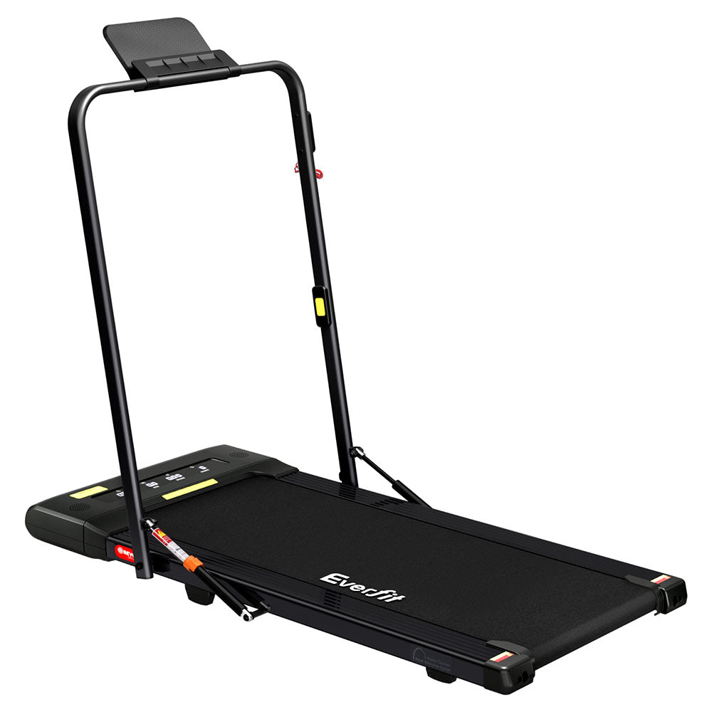 Everfit Treadmill Electric Walking Pad Under Desk Home Gym Fitness 400mm Black - Sports & Fitness > Exercise, Gym & Fitness > Treadmills - Rivercity House & Home Co. (ABN 18 642 972 209) - Affordable Modern Furniture Australia