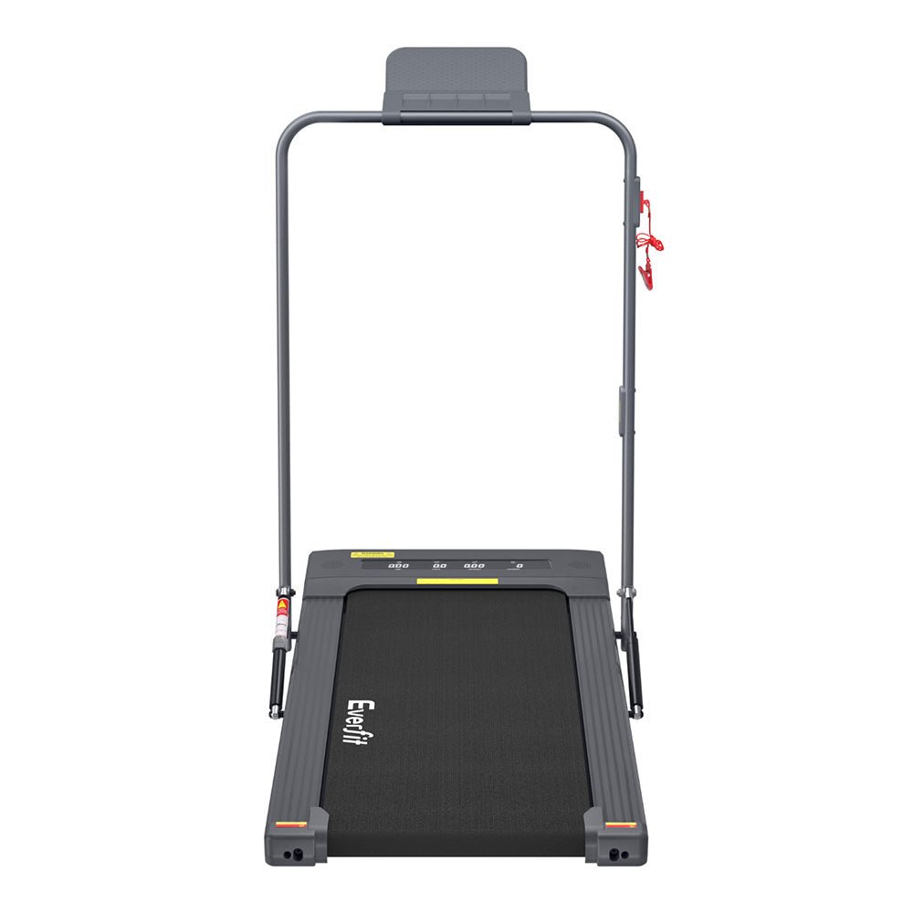 Everfit Treadmill Electric Walking Pad Under Desk Home Gym Fitness 400mm Grey - Sports & Fitness > Exercise, Gym & Fitness > Treadmills - Rivercity House & Home Co. (ABN 18 642 972 209) - Affordable Modern Furniture Australia